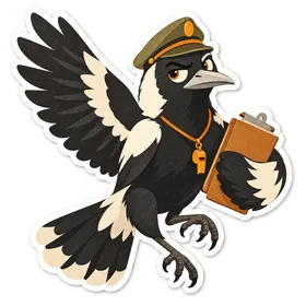 Sarge, the magpie