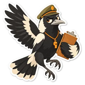 Sarge, the magpie